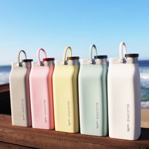 wfh 물병 텀블러 마이보틀 실리콘물병, 8.실리콘물병600ml-핑크