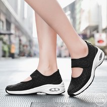 도오빠 여성 단화 메쉬 여름신발 밴딩 벨크로 데일리 발편한 여름신발 엄마신발 중년여성 편안한신발 레이스 휴가룩