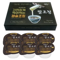 예청 간편하게 찍어먹는 미니 캡슐 쌀 조청 30g, 6개