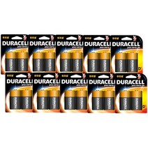 듀라셀 알카라인 건전지 D형 1box(2입x10개=총20알)
