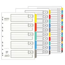 알파 인덱스간지 I-605 PVC 5분류 A4, 단품, 단품