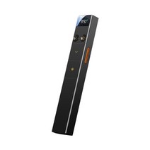 스마트 리모컨 허브 홈IOT 에어컨원격제어 TV셋톱박스 2.4ghz 무선 powerpoint 펜 프레젠테이션 리모콘 2.4g usb 원격 제어 플립 발표자 포인터 n35 rf, 검은색