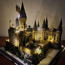레고 호그와트 헤리포터 성 대형 블록 난이도 상, 호그와트 조명 아크릴 에디션
