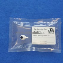 테드라백 Tedlar Bag 가스샘플링백 80L 100L PTFE 콕크 캡포함 VOCs 테들러백, CL-TDL31-100L, 1개