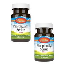 Carlson PhosphatidylSerine 칼슨 포스파티딜세린 100 mg 30 정 2팩