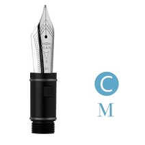 MAJOHN P136 특수 분해 도구 피스톤 조립 펜촉 DIY 수리 청소 독일 No. 6 부품, 04 Standard sliver M, 한개옵션1