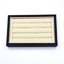 바미샵 원목 직선 반지 진열대 매장용 디스플레이 23.3cmx15.4cm b0647