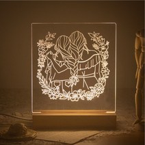 DIY 아크릴 무드등 만들기 네온 조명 키트 미니알뜰형 *WDNJ7977EA, 씨에이지몰 본상품선택