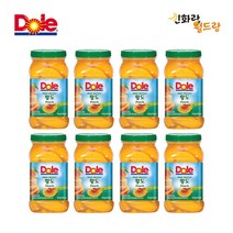 dole 돌 후룻바틀 황도 666g, 1box, 바틀 황도8개