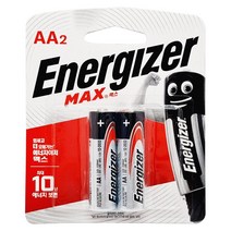 에너자이저 알카라인 AA건전지, 5개, 2개입