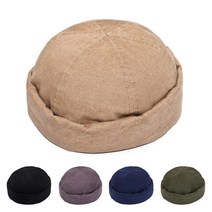 커먼하우스 프로방스 워싱 무지 와치캡 챙없는모자 레옹 남녀공용