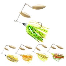 고아웃타운 배스 꺽지 쏘가리 낚시 스피너 버즈 베이트 13.5g, 5개입