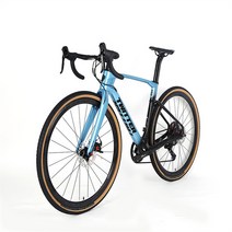비싼 자전거 twitter 자갈 v2-rs-12speed 내부 케이블이 있는 알루미늄 휠 배럴의 작은 세트탄소 섬유 더블 디스크 700c, 검은 색과 파란색, 54cm