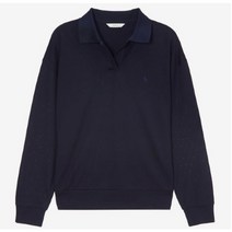 헤지스레이디스 [헤지스레이디스]HSTS-2DC72 네이비 기본카라티셔츠