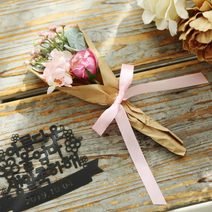 파티해고급 완성리본 (3개입), 핑크