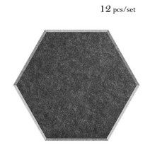 조립식방음부스 방음 벽 패널 12 개 홈 스튜디오 소음 데코 문침실 흡음 액세서리, A, 1.2cm High density + Large