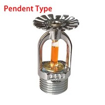 자동분무기 자동 소방 워터 스프링클러 57 섭씨 스프레이 노즐 소화 시스템, 01 DN15 pendent 57