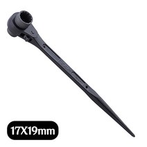 TOP 양면 라쳇 렌치 안전코드 깔깔이 일본 RM-17X19, 1개