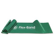 STOTT PILATES 플렉스 밴드 운동기 레귤러 스트렝스 (그린) 6피트 5인치 198 cm 346288, Regular Strength