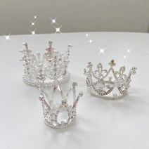 티아라 왕관 소품 브라이덜샤워 케이크 장식, 빅