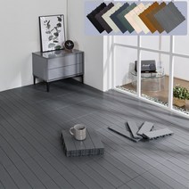 진성산업 오브제 데크타일 9P 조립식마루발판.욕실매트.현관발판.테라스바닥재 데크타일 베란다 조립마루 현관 욕실발판 조립식마루 베란다 베란다조립식마루 베란다조립데크, 02).라이트그레이9P