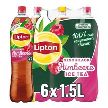 립톤 아이스 티 과일 차 페트 음료 라즈베리 1.5L 6병 LIPTON ICE TEA Raspberry