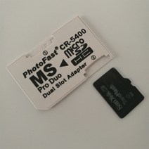 CR- 5400 PSP 메모리 스틱 듀오 컨버터 어댑터, 상세페이지 참조