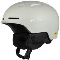 Sweet Protection Winder MIPS 스키 헬멧 경량 통기성이 뛰어난 오디오 레디 스노우보드 헬멧 매트 섀도우 블루 스몰/미디엄, Matte Bronco White_Small/Mediu