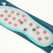 국산 음이온 발냄새 악취제거 영구자석 발바닥 지압 신발 긴깔창, 화이트 (1sets)