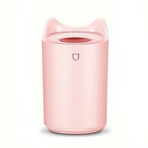 휴대용 미니 가습기 usb 사무실 컬러풀 LED 초음파 에센셜 오일 아로마 디퓨저 3L, [02] 분홍색