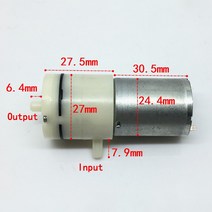 미니 에어 펌프 마이크로 5824 모터 DC 3.7V 6V 2.5LPM 산소 진공 다이어프램 음압 마사지 폭기, 01 3.7V
