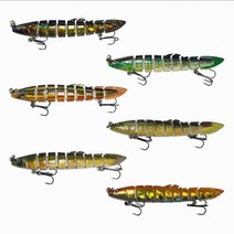 3.9인치 미꾸라지 루어 하드베이트 리얼세그먼트 배스낚시, D