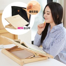 곧은나무 각도조절 독서대 600 드래그 매트포함 보관가방 세트, 600_드래그 소나무/매트포함/보관가방