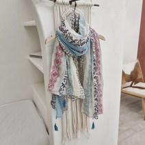 인도산 빈티지엔틱 스타일 스카프