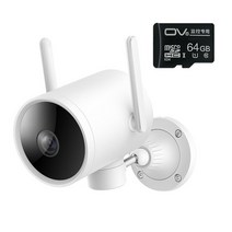 가정용cctv 스마트폰cctv -3 스마트 카메라 비디오 감시 2 야외 와이파이 보안 야간 투시경 인체 감지 사, 03 1296P Camera 64G_02 미국 플러그