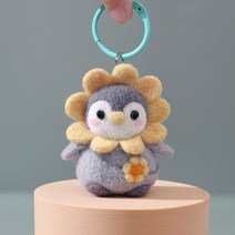 부직포 천연 가습기 만들기 재료 펭귄 양모 펠트 펜던트 크로스 스티치 펑크 재미 Diy 만화 소재 패키지 공, 08 8