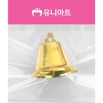 유니아트 미니종 65mm 만들기재료, 금색, 10개