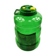 대원기계공업 과실주통 PET병 발효통 매실통 물통 효소통, 20L, 6개