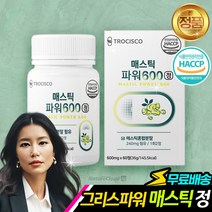 매스틱검 분말 추출 파워 600mg 60정 파우더 그리스산 매스틱정 알로에 효능 30대 40대 50대 여성 추천