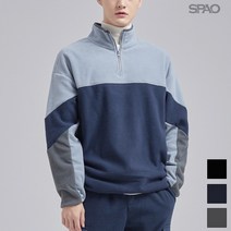 스파오 스포티 플리스 배색 아노락_SPFW94TC04