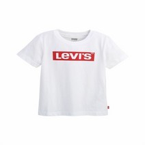 [리바이스키즈] SH01 박스탭반팔티 V222TS151P 화이트