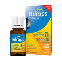 캐나다 비타민 D 보충제 베스트 셀러 Top, 35.드롭스 비타민 D3 1000IU 10ml