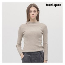 보니스팍스 옆선단추 립조직 니트-MF93KP102