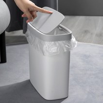 블루 핑크 그린 그레이 - 미니멀라이프 쓰레기 휴지 통 종량제봉투 20리터 아파트 카페, B 스카이블루