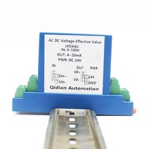 JXDA4U DC0-1000V DC0-500V 전압 센, DC 0-10V 출력, DC 0-200V, AC220V 전원 공급 장치