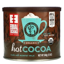 Equal Exchange 유기농 핫 코코아 340g(12oz)