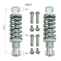 자동차쇼바 조수석 쇽업쇼바 브레이크호스 유압 자동차 호스 2 125mm 미니 스쿠터 자전거 Ebike 오토바이 리어 충격 흡수기 서스펜션 450LBS 코일 스프링