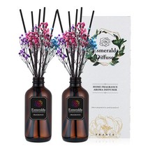 에스메랄다 보니언 플라워 디퓨저 200ml 2개입, 크리스탈 블랙체리 향