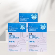 리얼 모유유산균 포스트바이오틱스 2g x 30포 - 6개월분, 60g, 3개