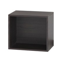 양지가구 공간박스1단 책장, 공간1단 웬지